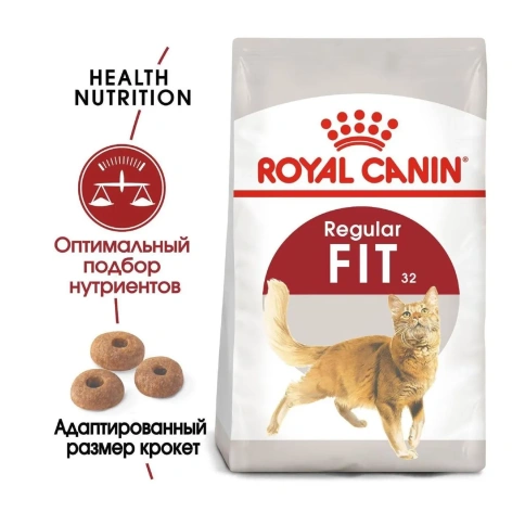 Сухой корм Royal Canin Fit 32 для взрослых кошек, с птицей, 400 г фото 3