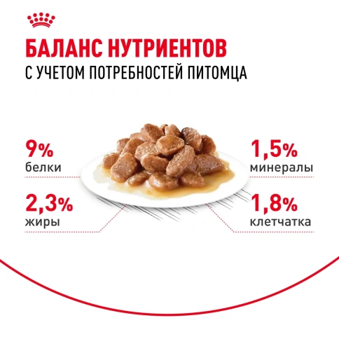 Влажный корм (паштет) Royal Canin Sterilised для стерилизованных кошек, 85 г фото 5