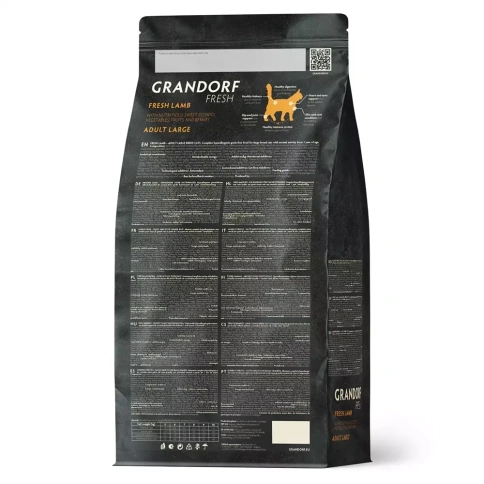 Сухой корм Grandorf Fresh беззерновой ягненок с бататом для кошек крупных пород, 8 кг фото 2