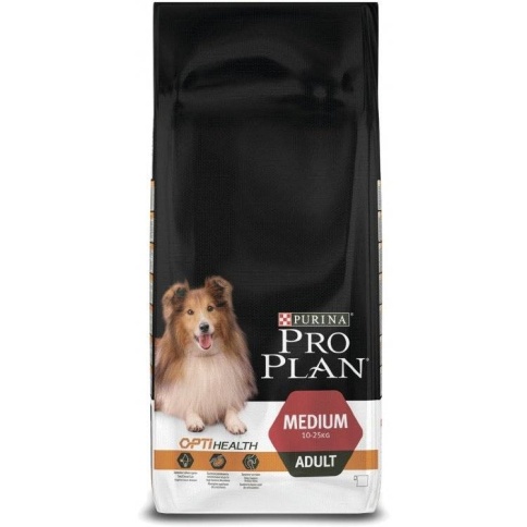 Сухой корм Purina Pro Plan Medium Adult Chicken Rice для собак средних пород, курица и рис, 18 кг фото 1