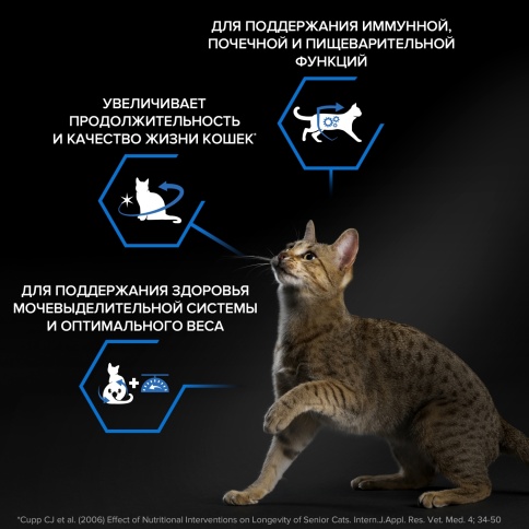 Сухой корм Purina Pro Plan Cat Senior 7+ Sterilised Longevis для стерилизованных кошек старше 7 лет, с индейкой, 10 кг фото 2