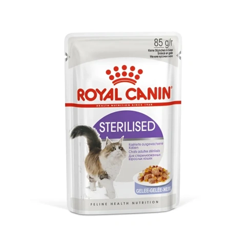 Влажный корм (желе) Royal Canin Sterilised для стерилизованных кошек, 85 г фото 5