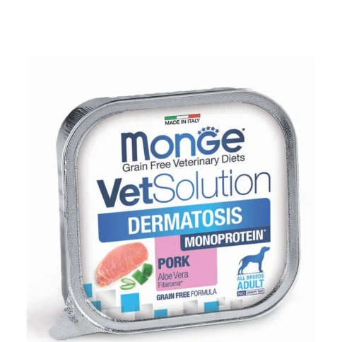 Влажный корм Monge VetSolution Dog Dermatosis диета для собак с заболеваниями кожи, 150 г фото 1
