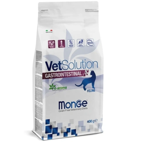Сухой корм Monge VetSolution Cat Gastrointestinal диета для кошек при заболеваниях ЖКТ, 400 г фото 2