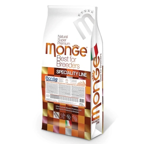 Сухой корм Monge Monoprotein All Breeds с лососем и рисом для щенков всех пород, 15 кг фото 1