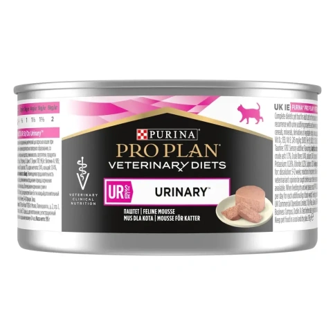 Влажный корм Purina Pro Plan Veterinary Diets UR Urinary для кошек при болезнях МПС, с индейкой, 195 г фото 1