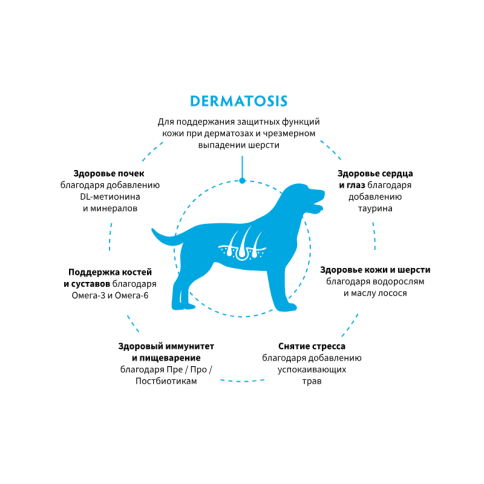Сухой корм Grandorf Veterinary Diet Dermatosis лосось для собак с заболеваниями кожи, 1 кг фото 3
