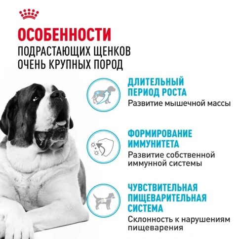 Сухой корм Royal Canin Giant Junior PRO для щенков гигантских пород, 17 кг фото 3