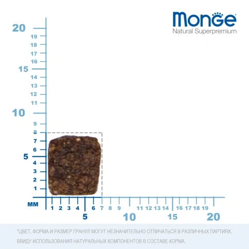 Сухой корм Monge Monoprotein Mini Adult с лососем и рисом для собак мелких пород, 800 г фото 5