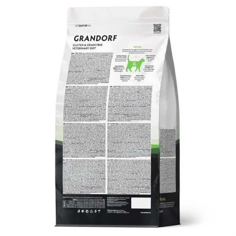 Сухой корм Grandorf Veterinary Diet Renal индейка для кошек для поддержки функций почек, 2 кг фото 2