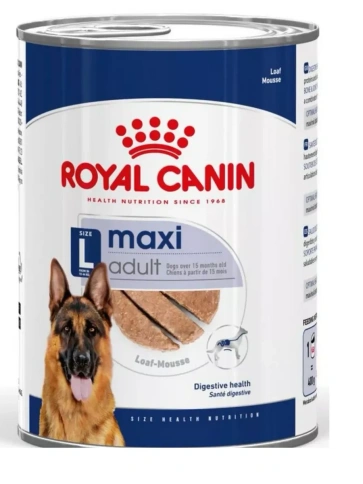 Влажный корм (консервы) Royal Canin Maxi Adult для взрослых собак крупных пород, 410 г фото 1
