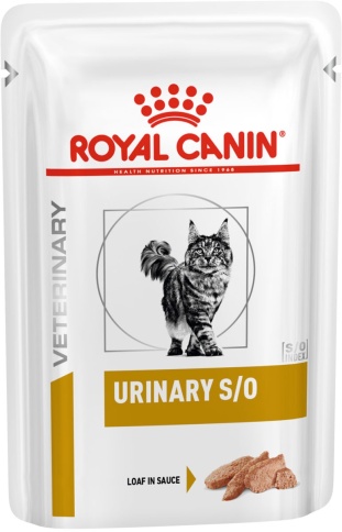Влажный корм (паштет) ROYAL CANIN VD URINARY S/O FR диетический для кошек при заболеваниях МПС, 85 г фото 1