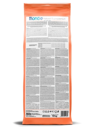 Сухой корм Monge Monoprotein All Breeds с лососем и рисом для взрослых собак всех пород, 12 кг фото 7