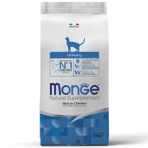 Сухой корм Monge Natural Urinary для кошек для профилактики мочекаменной болезни, 1.5 кг фото 1
