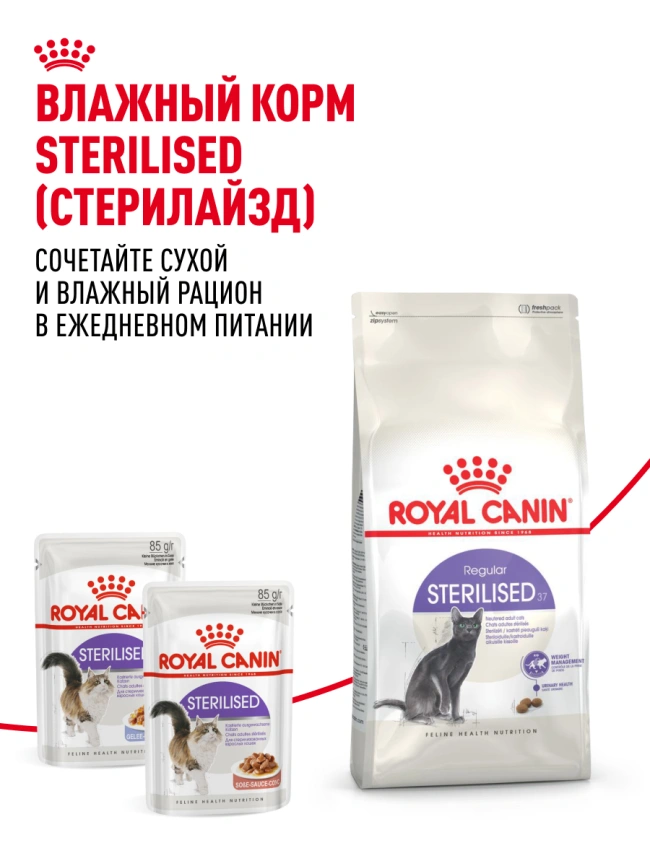 Сухой корм Royal Canin Sterilised для кастрированных котов и стерилизованных кошек, фото 28
