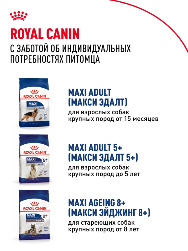 Сухой корм Royal Canin Maxi Puppy для щенков, 15 кг фото 18