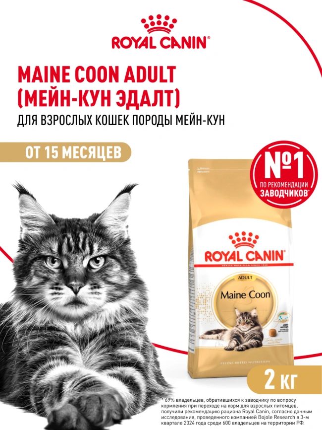 Сухой корм Royal Canin Maine Coon для кошек, 2 кг фото 13