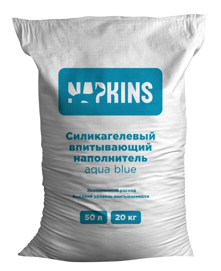 Наполнитель Napkins силикагелевый впитывающий, без отдушки, 50 л фото 2