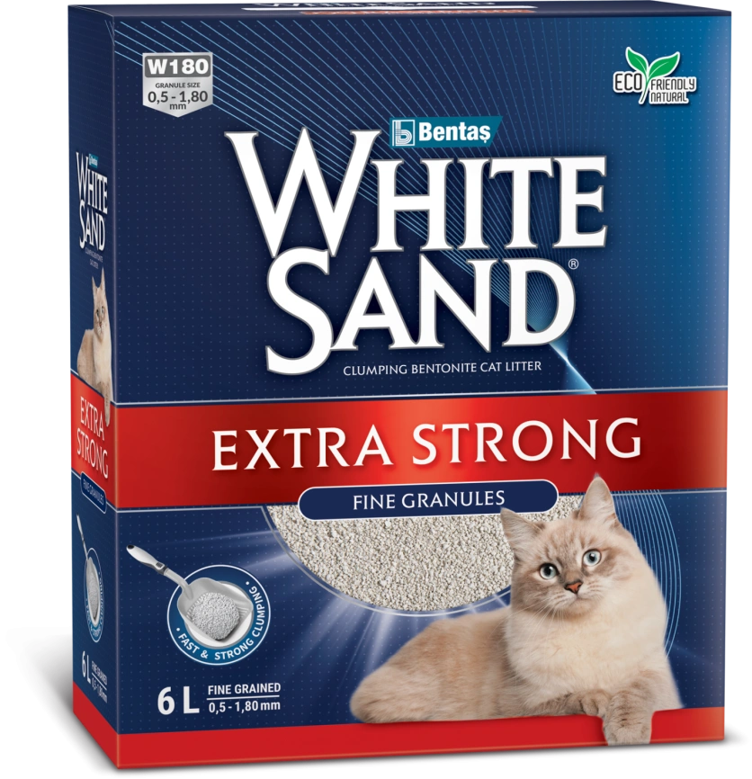 Наполнитель White Sand комкующийся "Экстра", без запаха, 5.1 кг фото 1