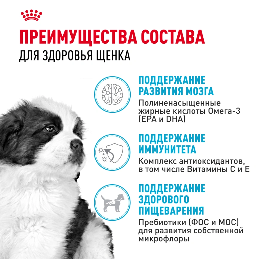 Сухой корм Royal Canin Giant Puppy для щенков, 15 кг фото 3