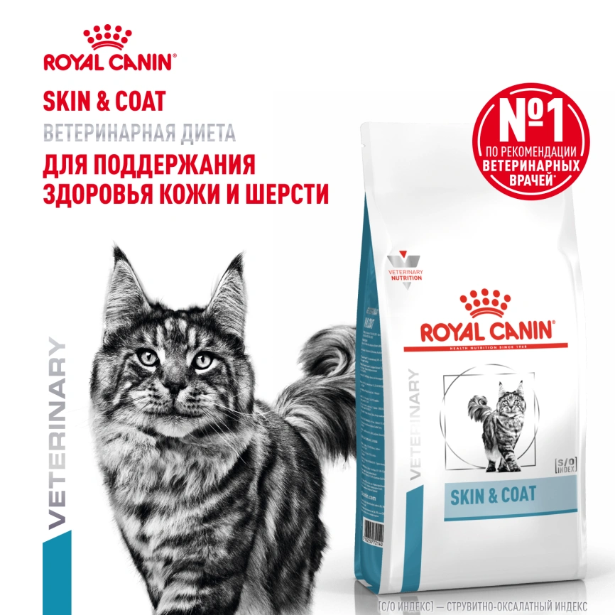 Сухой корм Royal Canin Skin & Coat для кошек, 350 г фото 15