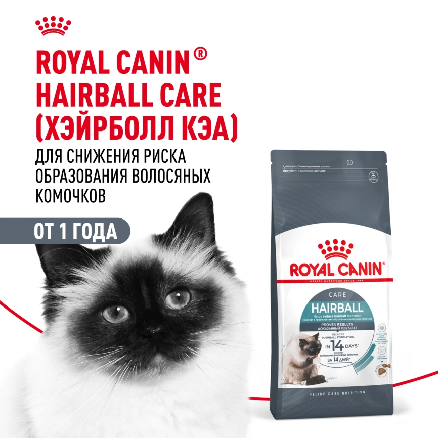 Сухой корм Royal Canin Hairball Care для кошек, 2 кг фото 13