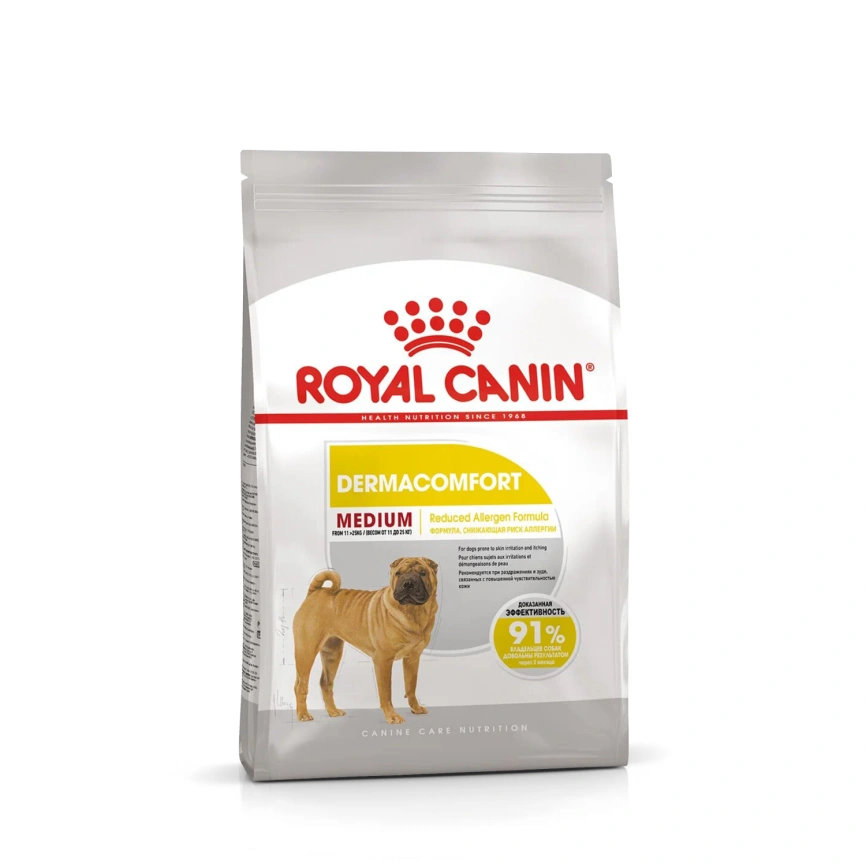 Сухой корм Royal Canin Medium Dermacomfort для собак, 3 кг фото 11