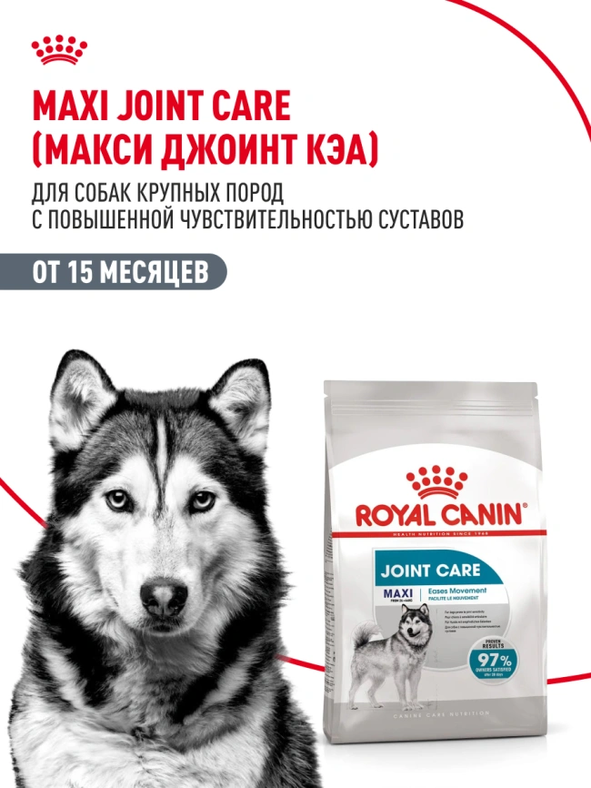Сухой корм Royal Canin Maxi Joint Care для собак, 10 кг фото 12