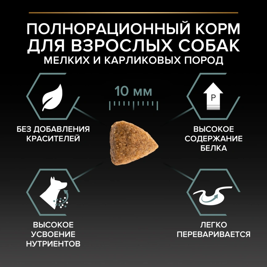 Сухой корм Purina Pro Plan Adult Small & Mini Sensitive Digestion для собак мелких пород, ягнёнок и рис, 7 кг фото 3