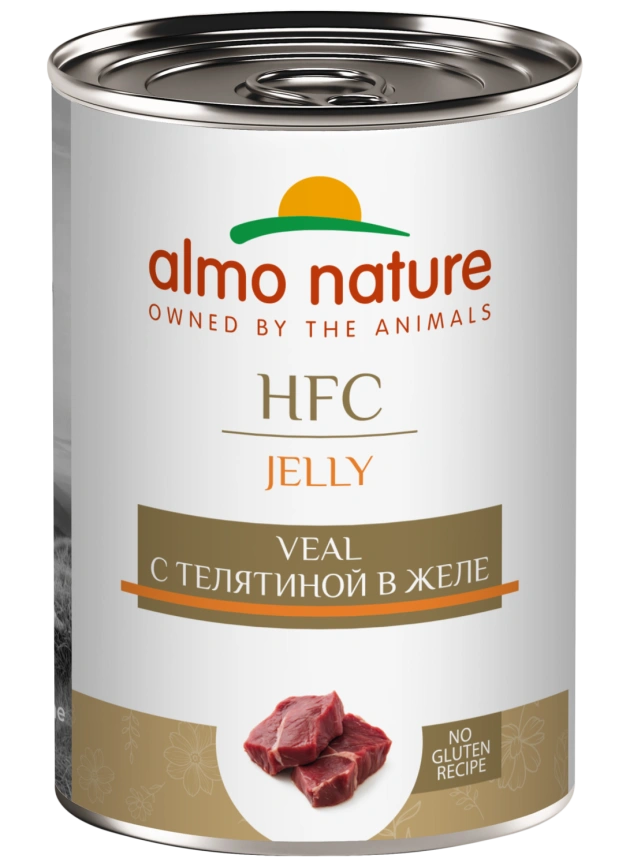 Влажный корм Almo Nature для собак телятиной в желе, 100 г фото 1