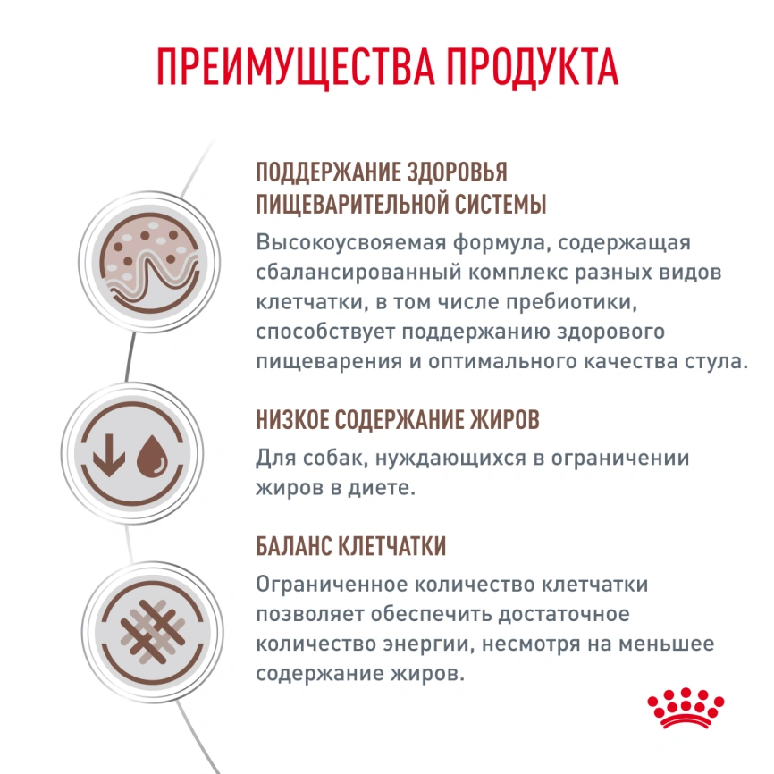 Сухой корм Royal Canin Gastrointestinal Low Fat для собак, 1 кг фото 2