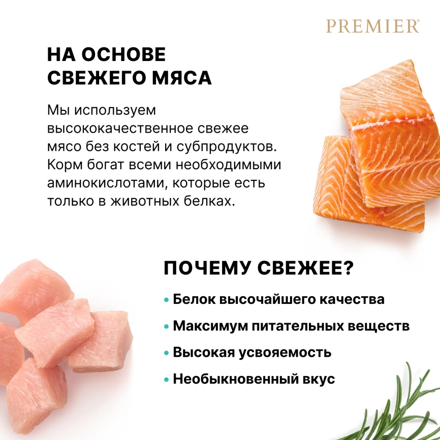 Сухой корм Premier Cat Salmon & Turkey Sterilised для стерилизованных кошек, 400 г фото 6