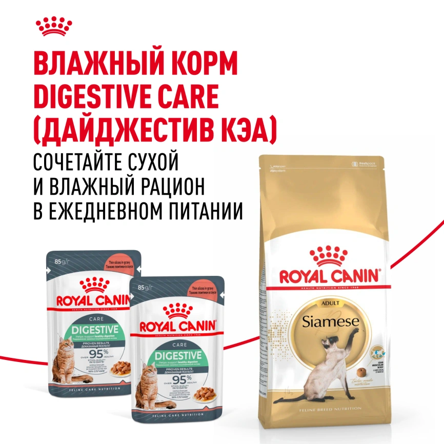 Сухой корм Royal Canin Siamese для кошек сиамской породы, 2 кг фото 8
