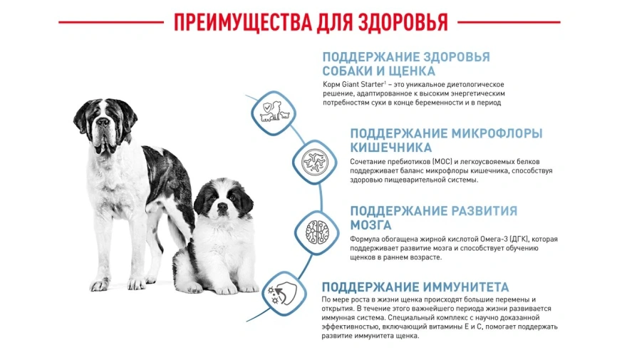Сухой корм Royal Canin Giant Starter Mother & Babydog для щенков и собак, 15 кг фото 15