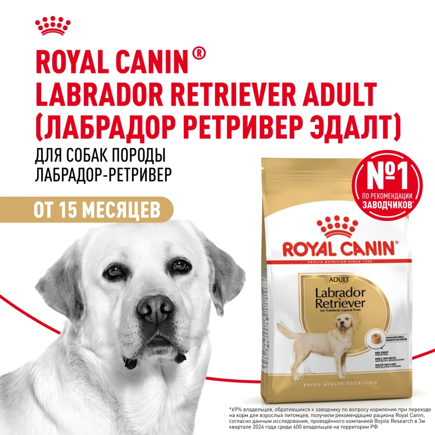 Сухой корм Royal Canin Labrador Retriever Adult для собак, 12 кг фото 12