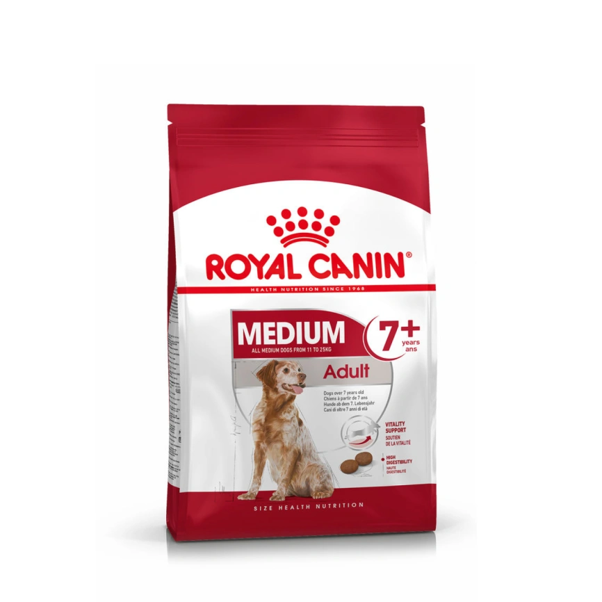Сухой корм Royal Canin Medium Adult 7+ для собак, 4 кг фото 11
