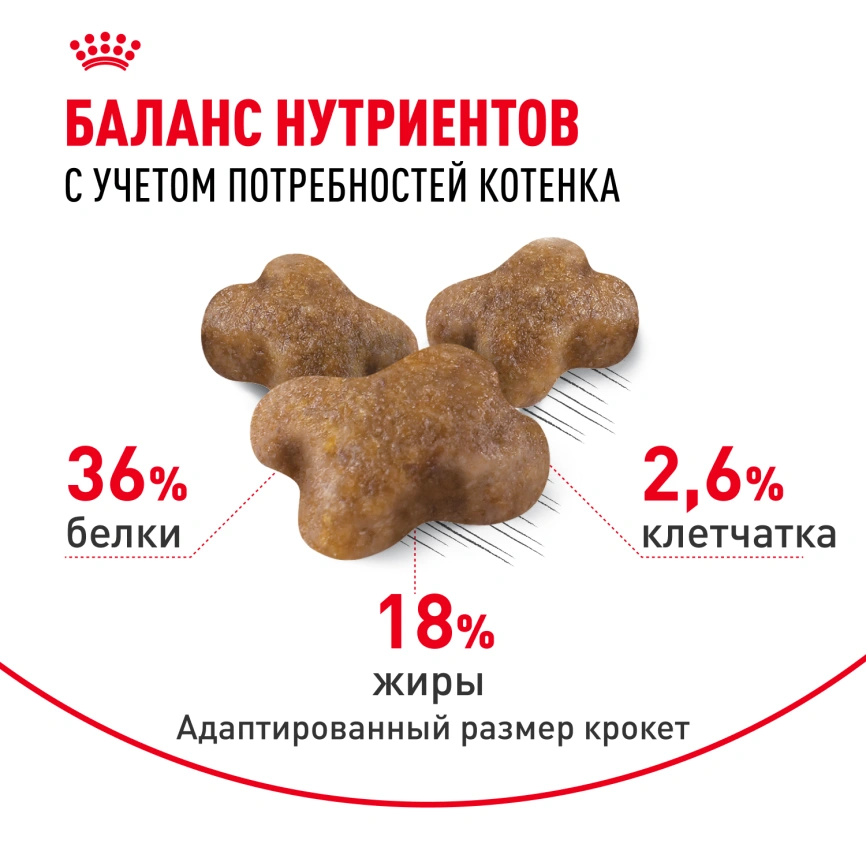 Сухой корм Royal Canin Kitten для котят, 2 кг фото 4
