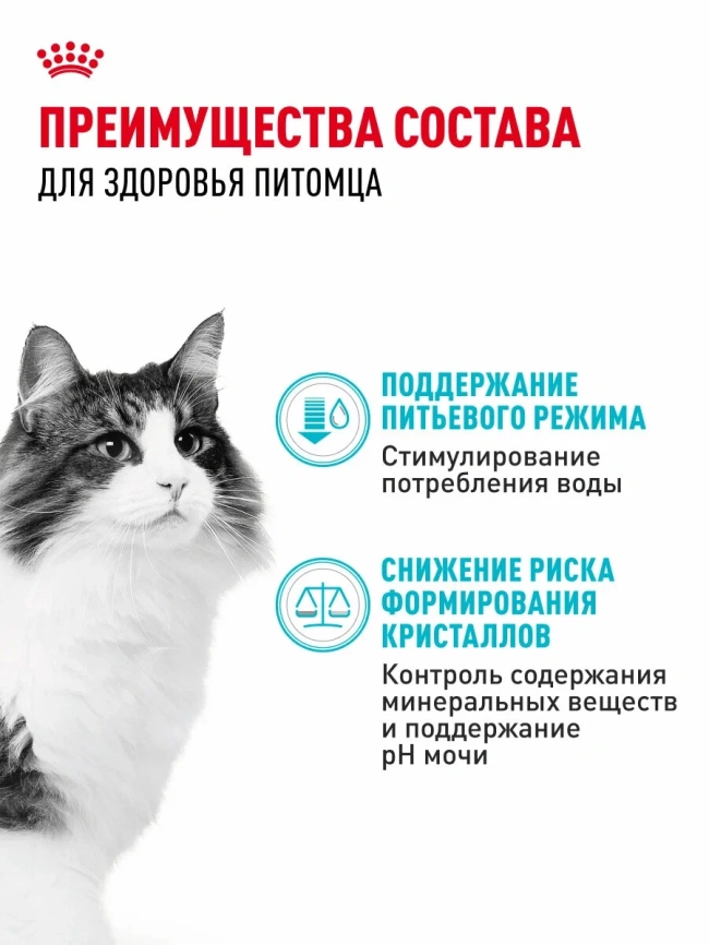 Сухой корм Royal Canin Urinary Care для поддержания здоровья мочевыделительной системы кошек, 2 кг фото 3