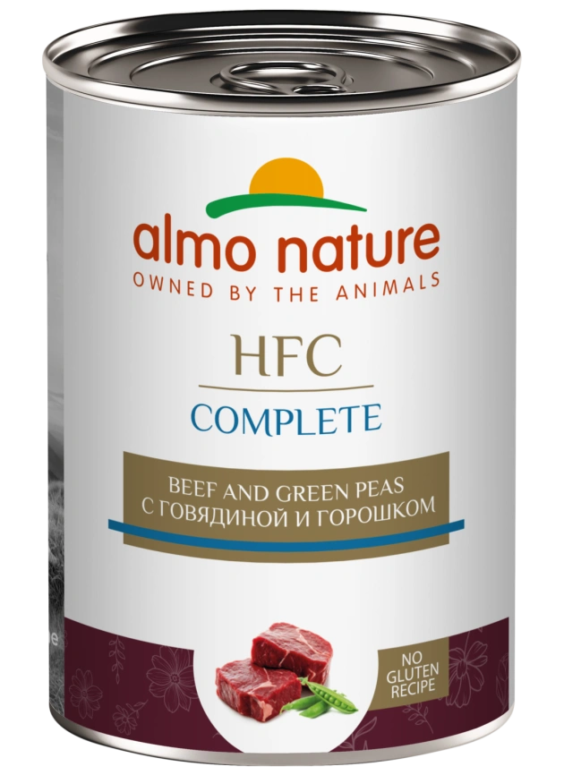 Влажный корм Almo Nature для собак с говядиной и зеленым горошком, 100 г фото 1