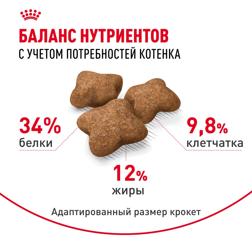 Сухой корм Royal Canin Kitten Sterilised для котят, 2 кг фото 4