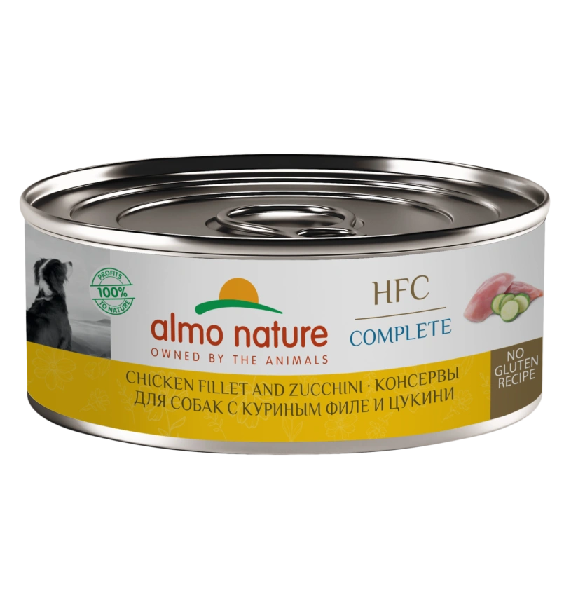 Влажный корм Almo Nature для собак с куриным филе и цукини, 100 г фото 1