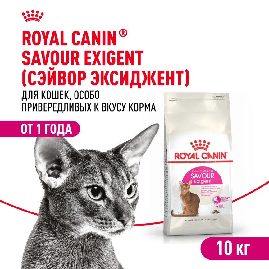 Сухой корм Royal Canin Savour Exigent для кошек, 10 кг фото 1