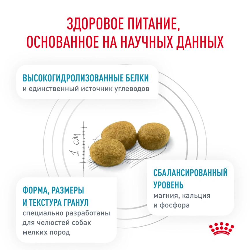 Сухой корм Royal Canin Hypoallergenic Small Dogs для собак, 1 кг фото 4