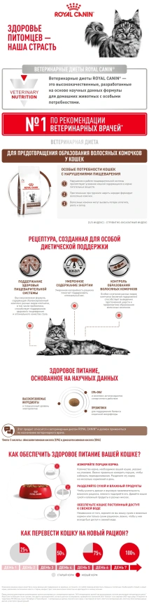 Сухой корм Royal Canin Gastrointestinal Hairball для кошек, 350 г фото 8