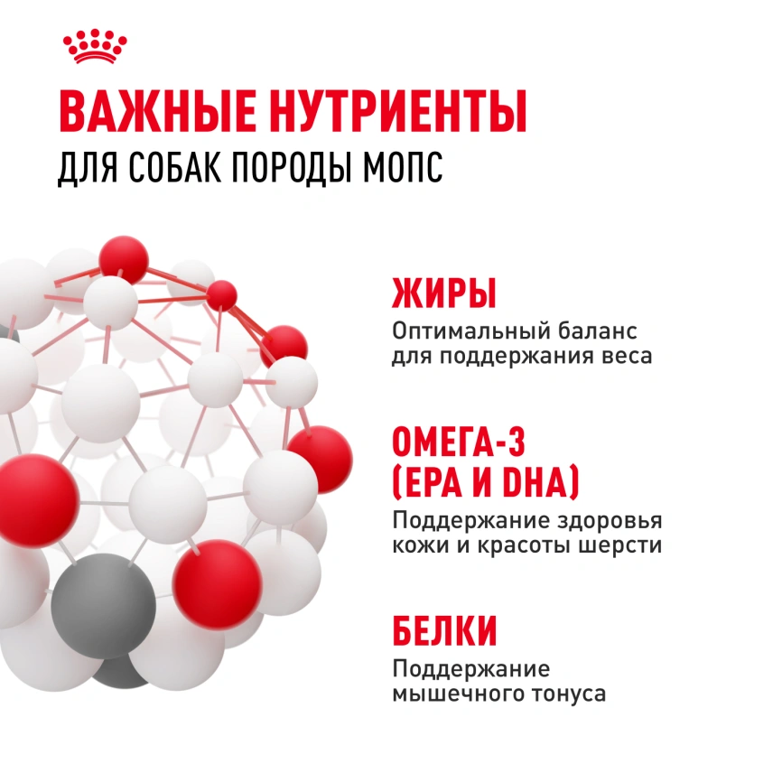 Сухой корм Royal Canin Pug Adult для взрослых собак, 7.5 кг фото 5