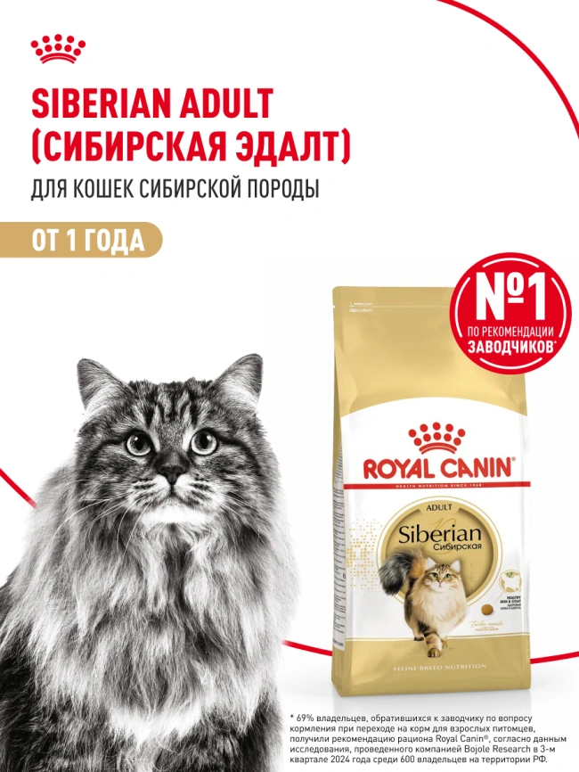 Сухой корм Royal Canin Siberian для кошек, 2 кг фото 13