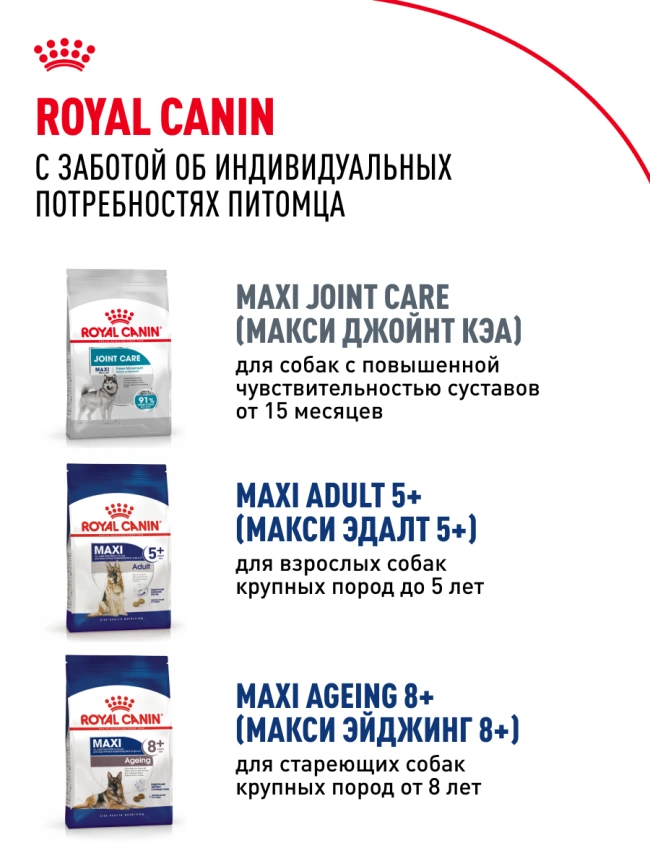 Сухой корм Royal Canin Maxi Adult для собак, 15 кг фото 21