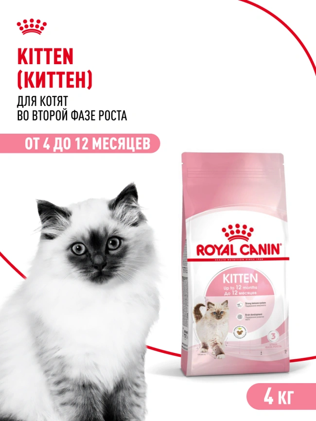 Сухой корм Royal Canin Kitten для котят, 4 кг фото 14