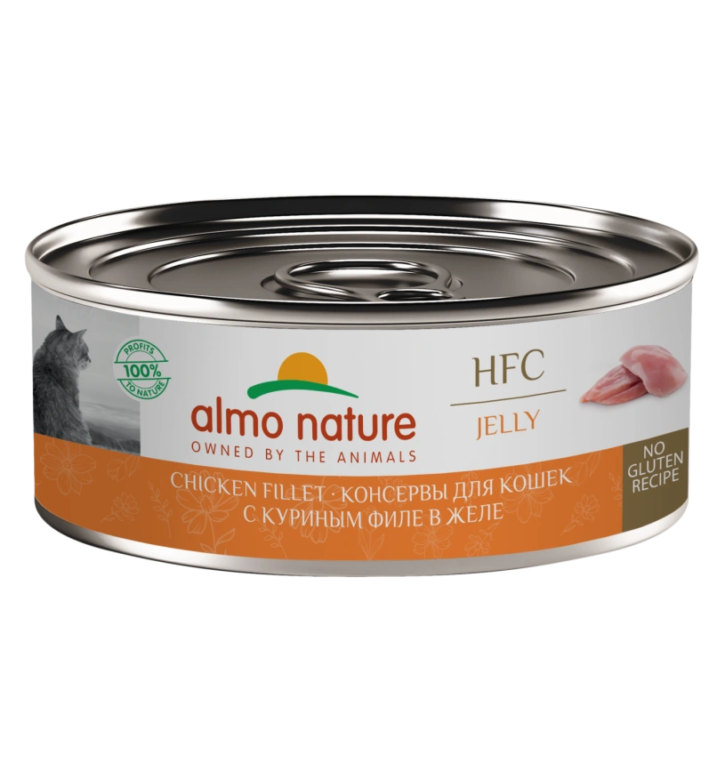 Влажный корм Almo Nature для кошек с куриным филе в желе, 100 г фото 1