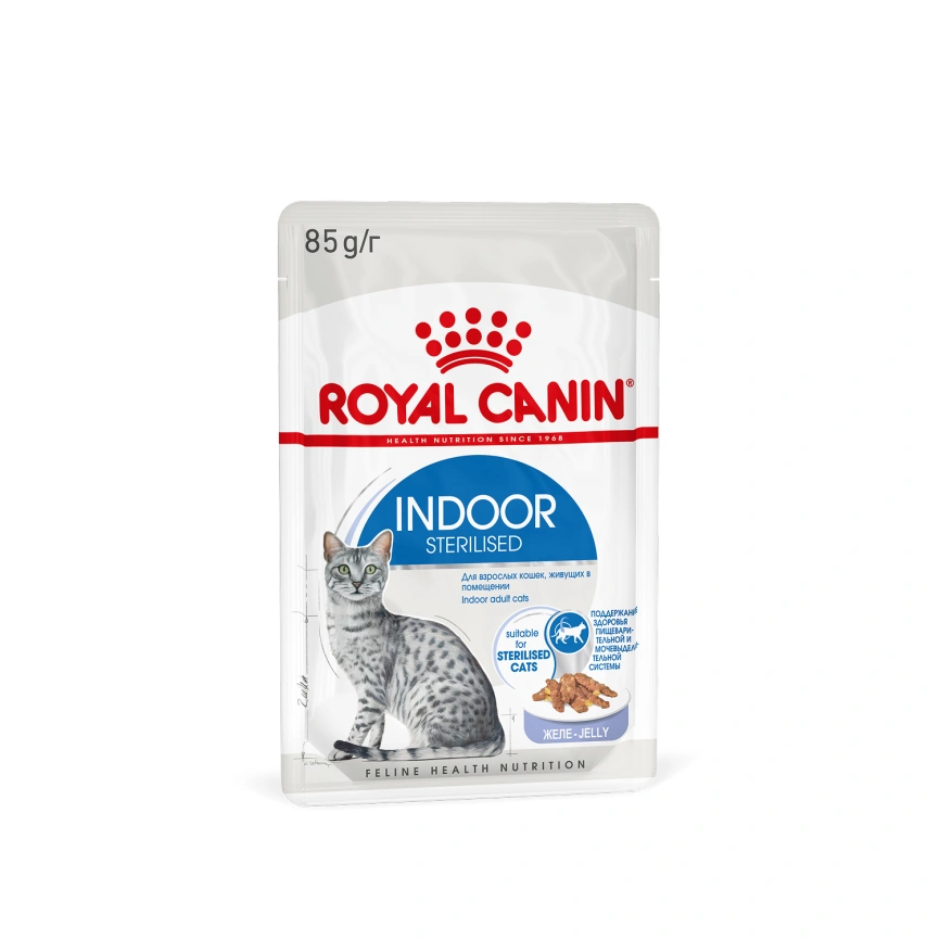 Влажный корм Royal Canin Indoor в желе для кошек, живущих в помещении, пауч, 85 г фото 12
